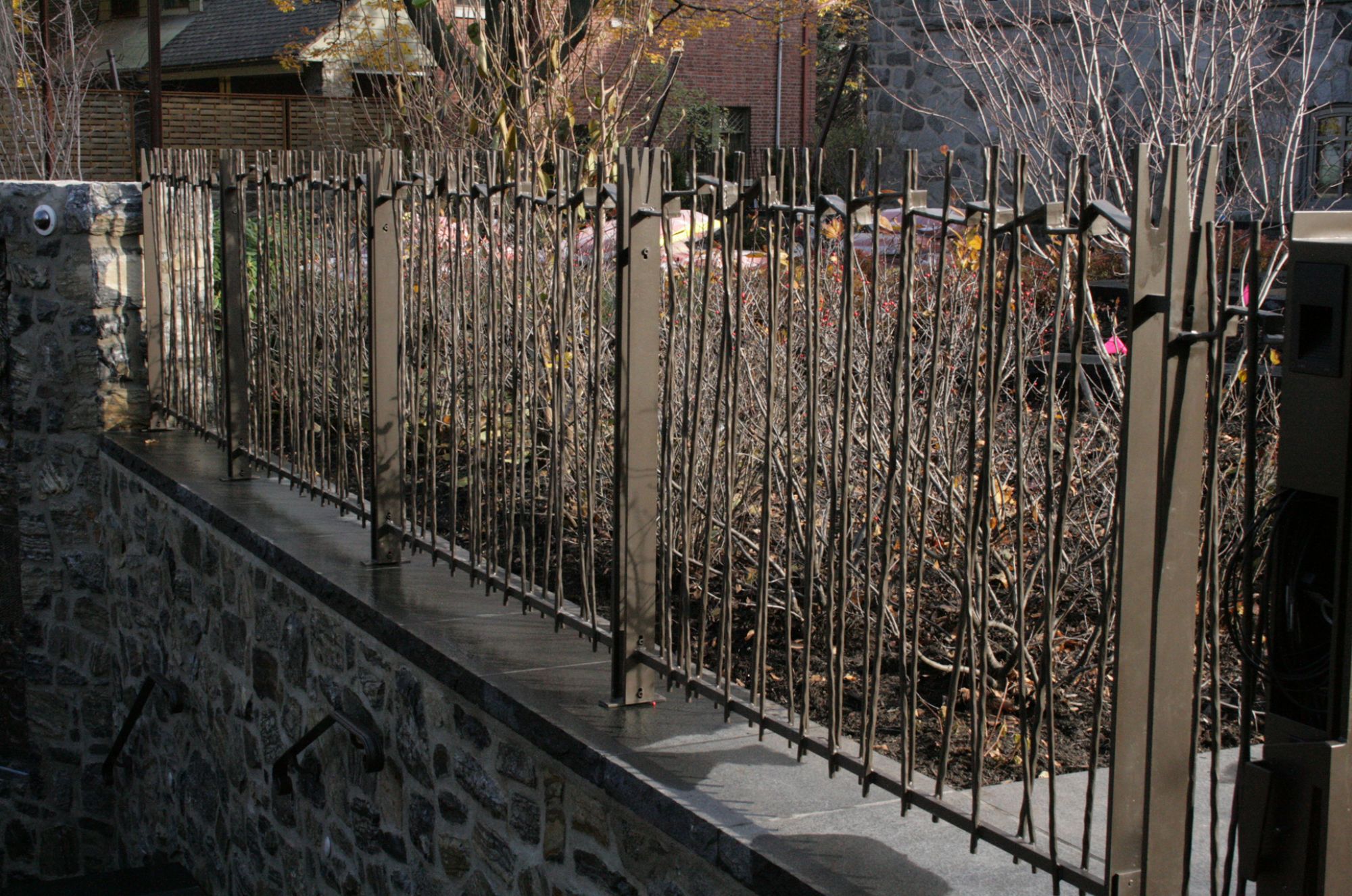 Branches Fences Contemporary Battig Design